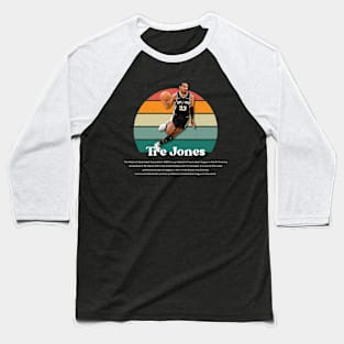 Tre Jones Vintage V1 Baseball T-Shirt